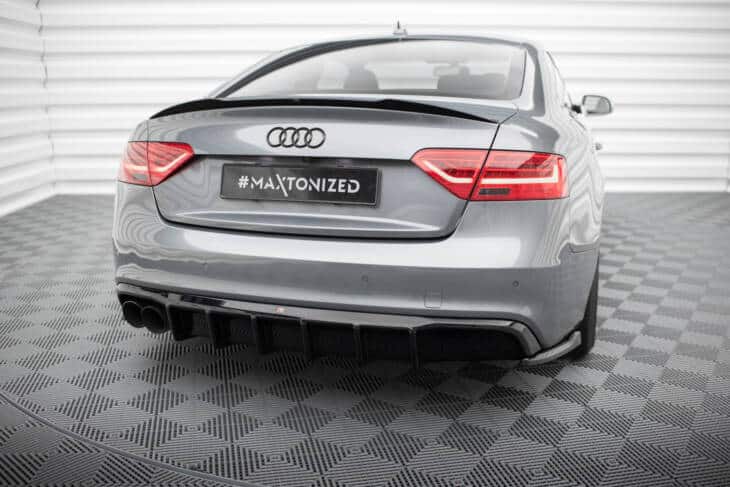 Rear Valance Audi A5 S-Line Coupe / Sportback 8T Facelift (Single side dual exhaust version) - immagine 3