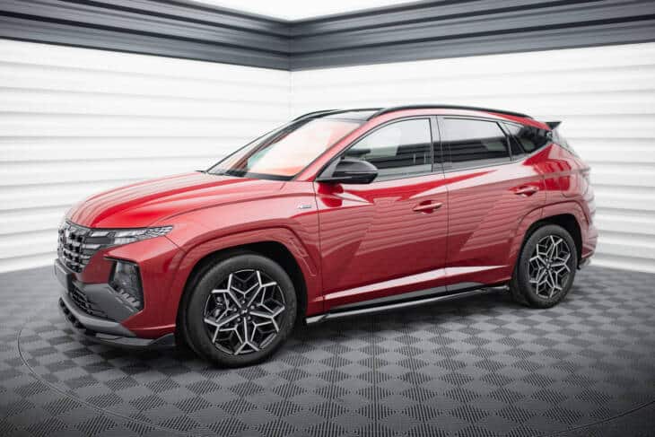 Side Skirts Diffusers Hyundai Tucson N-Line Mk4 - immagine 2