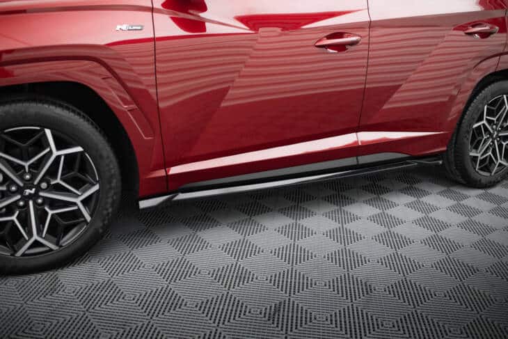 Side Skirts Diffusers Hyundai Tucson N-Line Mk4 - immagine 3