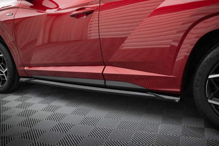 Side Skirts Diffusers Hyundai Tucson N-Line Mk4 - immagine 4