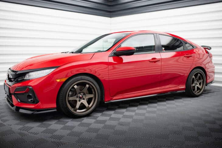 Side Skirts Diffusers Honda Civic SI Mk10 - immagine 4