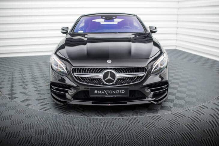 Front Splitter V.1 Mercedes-Benz S Coupe AMG-Line C217 Facelift - immagine 2
