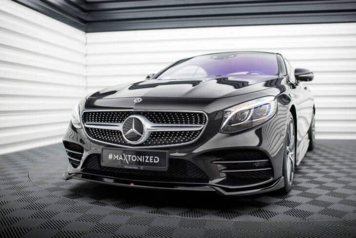Front Splitter V.1 Mercedes-Benz S Coupe AMG-Line C217 Facelift - immagine 4